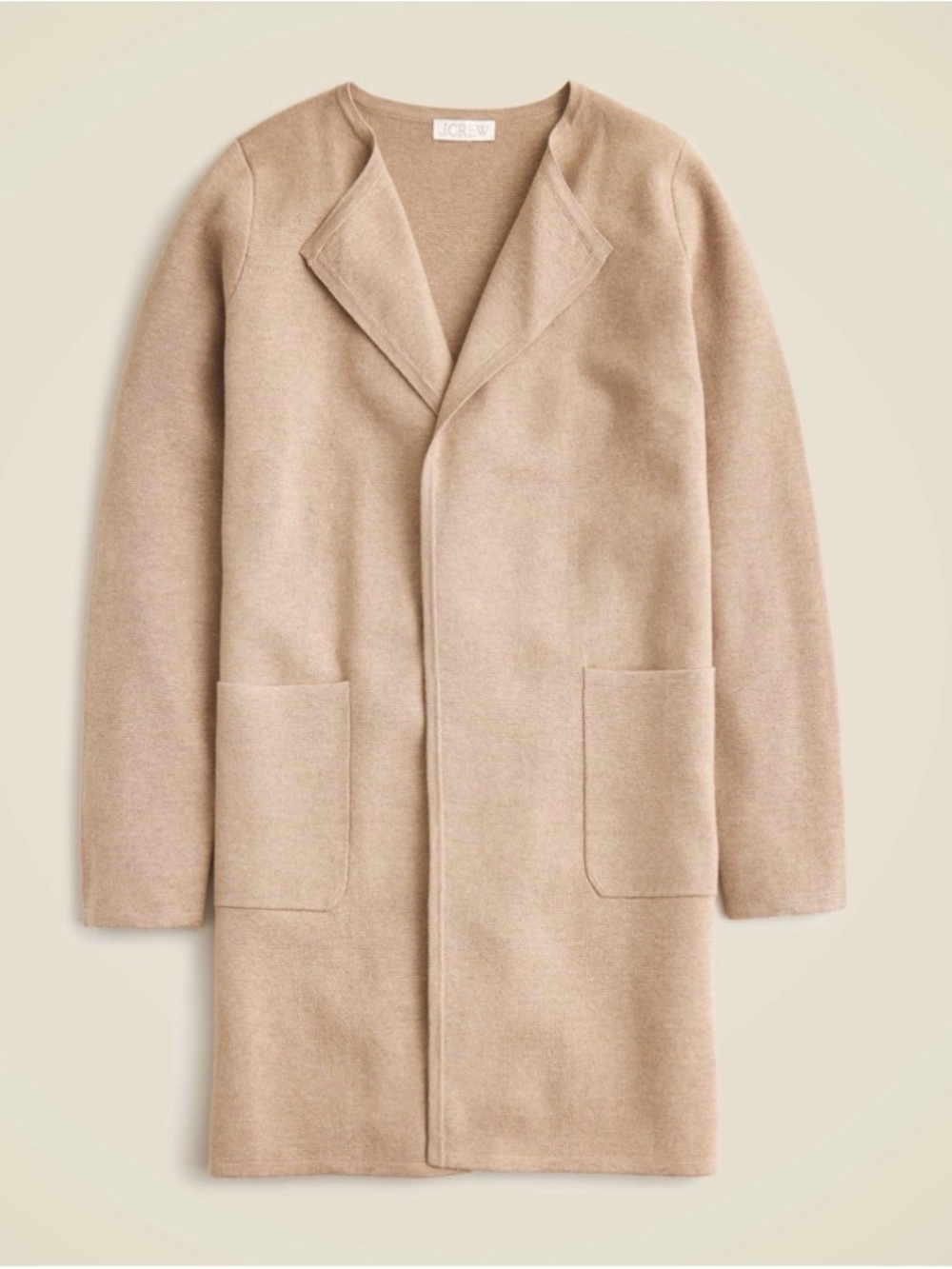 NWT J. Crew Juliette Collarless Sweater Blazer
